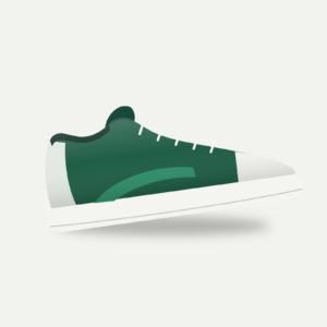 Courtline 86 sneaker, illustrated placeholder