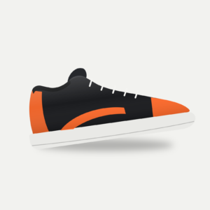 Night Pacer sneaker, illustrated placeholder